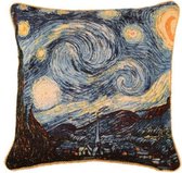 Signare Kussenhoes - Gobelin - Vincent van Gogh - Kunst - Sterrennacht - Starry Night - 45 cm