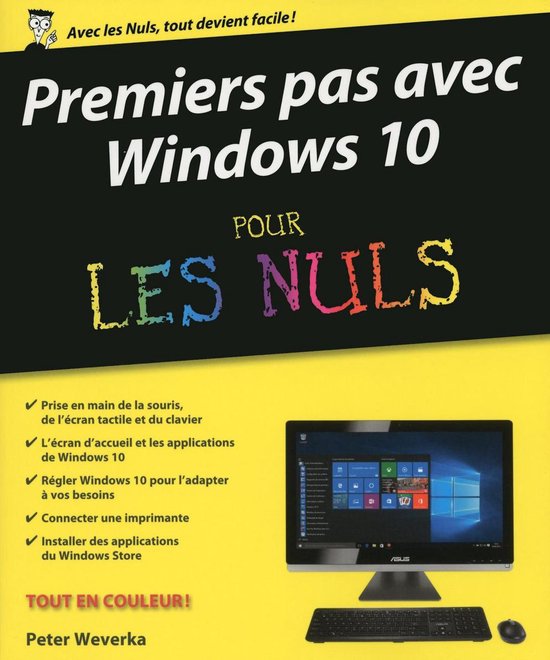 Premiers pas avec Windows 10 Pour les Nuls - cover