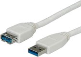 Value USB 3.0 Kabel, type A-A, M/F 0,8m