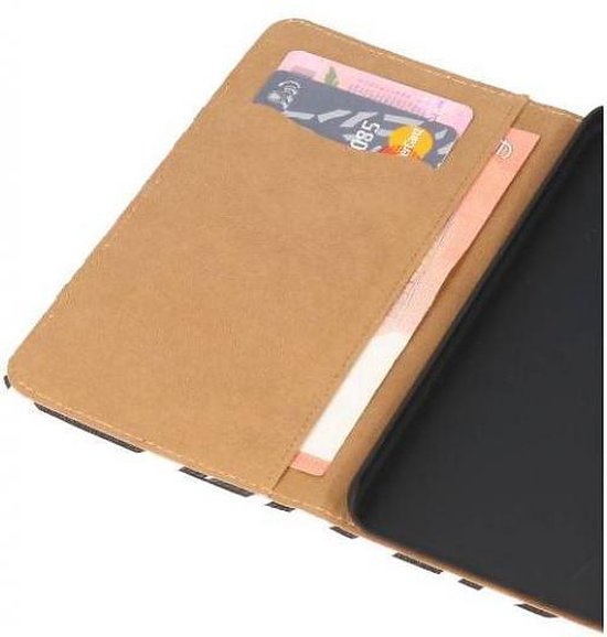 Coque Huawei Ascend Y520 Zebra Bookstyle Wit