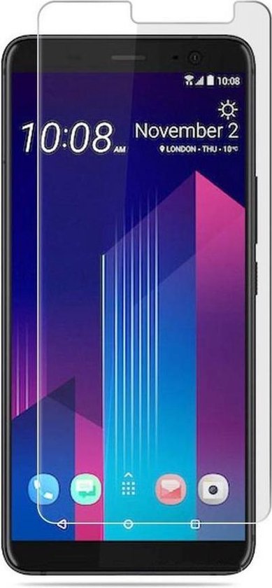 Protecteur d'écran en Tempered Glass trempé 9H pour HTC U11 Plus