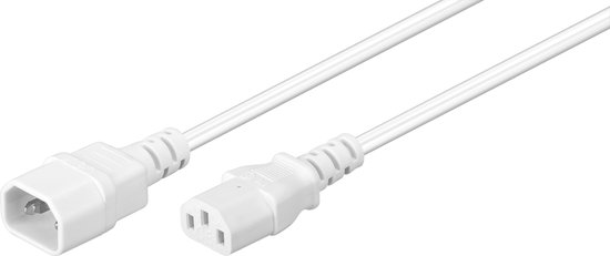 Inline Verlenging Voor Koude Apparaten Met Vergrendelbare C13 Naar C14 Robuuste Stroomkabel Uv Server Av Toepassingen Zwart 0 5 M 16934l 3424749223