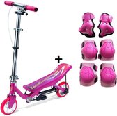 Space Scooter Junior Roze incl. beschermset - Step