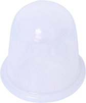 KELERINO. Cellulite cupping massage cup 5,5 cm - Transparant