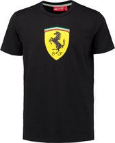 Scuderia Ferrari Logo T-shirt Black-XXL