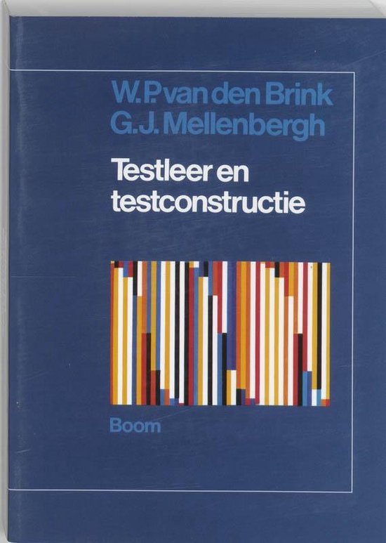 Cover van het boek 'Testleer en testconstructie / druk 1'