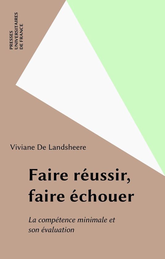 Faire réussir, faire échouer - cover