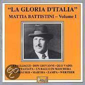 La Gloria d'Italia - Mattia Battistini Vol 1