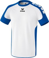 Erima Valencia Shirt Wit-New Royal Maat XL