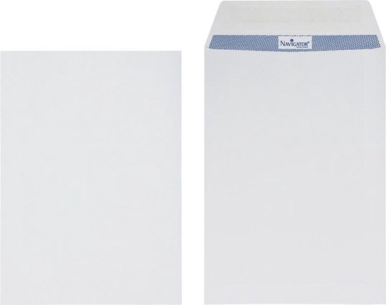 C5 envelop 162 x 229 mm wit plakstrip
