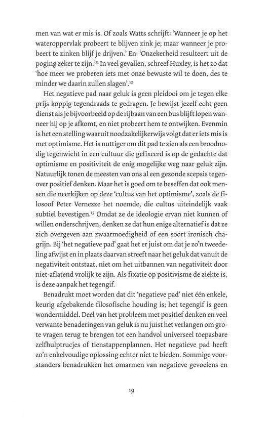 Pagina 19 van een boek, met tekst en de paginanummering onderaan.