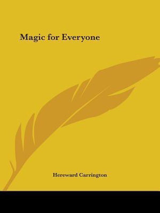 Magic For Everyone (1920) - cover