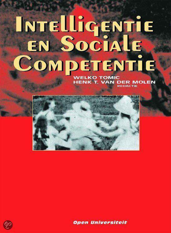 Cover van het boek 'Intelligentie en sociale competentie'