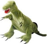 Pluche handpop t-rex 22 cm