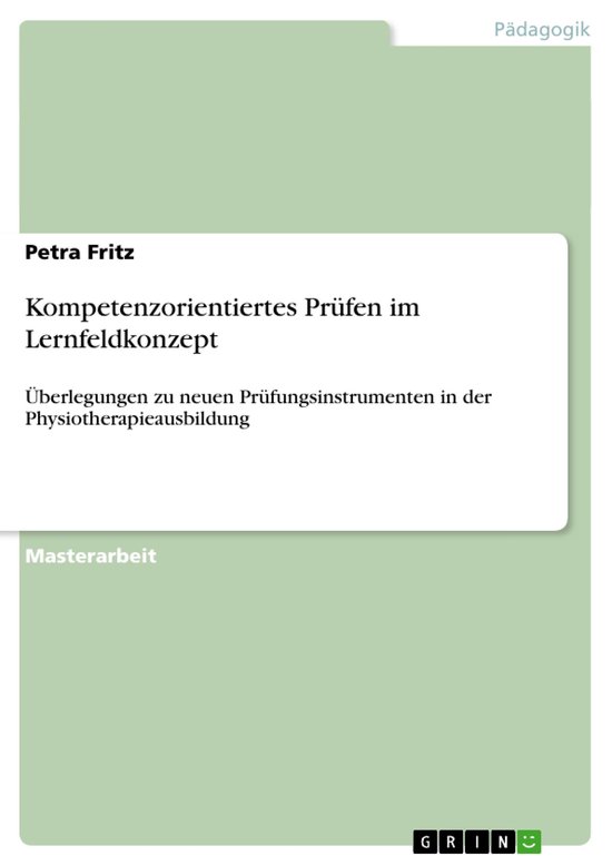 Kompetenzorientiertes Prüfen im Lernfeldkonzept - cover