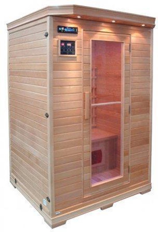 deuropening Woestijn Tot stand brengen vidaXL Sauna cabine Infrarood sauna twee personen | bol.com