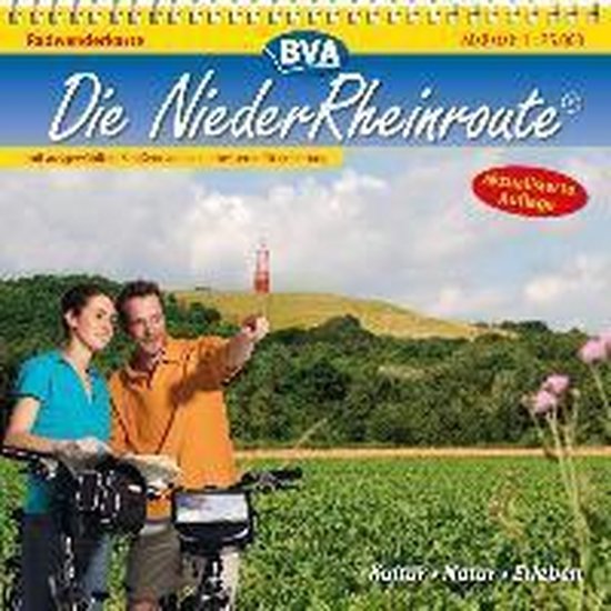 Radwanderführer Die NiederRheinroute 1 : 75 000 - cover