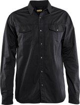Blåkläder 3297-1135 Overhemd katoen Zwart maat XL