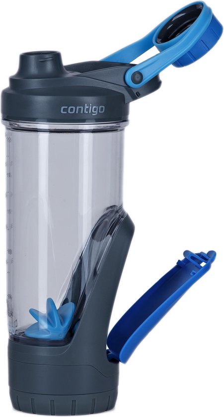 Gobelet Contigo - Shake & Go Fit Protain Shaker - 720 ml - Deep sea blue |  bol.com
