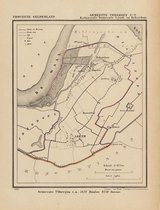 Historische kaart, plattegrond van gemeente Ubbergen ( Leuth en Kerkendom in Gelderland uit 1867 door Kuyper van Kaartcadeau.com