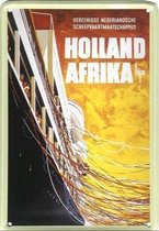 Holland Afrika Lijn reclame Scheepvaart reclamebord 10x15 cm