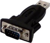 MCL USB2-118B tussenstuk voor kabels USB 2.0 RS232 Zwart