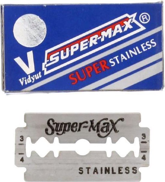 Super-Max "Double Edge" Scheermesjes 3 pakjes a 10 stuks !!