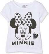 Minnie Mouse T-shirt Zwart Maat 158