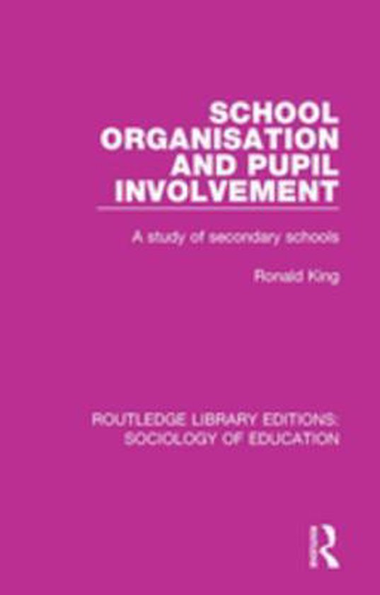 Routledge Library Editions: Sociology of Education - School  ... - cover