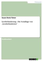 Lernbehinderung - Die Soziallage von 'Lernbehinderten'