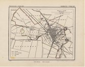 Historische kaart, plattegrond van gemeente Utrecht in Utrecht uit 1867 door Kuyper van Kaartcadeau.com