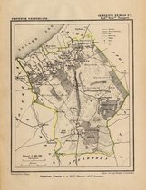 Historische kaart, plattegrond van gemeente Ermelo ( Nunspeet, 2) in Gelderland uit 1867 door Kuyper van Kaartcadeau.com