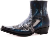 Sendra 9918 Blauwe Heren Laarzen / Cowboylaarzen - Maat: 44