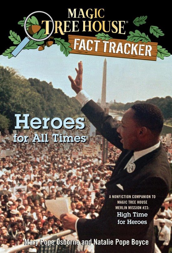 Magic Tree House Fact Tracker 28 - Heroes for All Times - cover