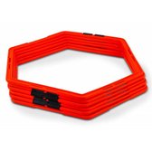 eSAM® Hexagonale speedladder - Zeshoekige Hexa training Ringen - Loopladder - Hex Agility Rings - Zeskantige Coordinatieladder - 3 m