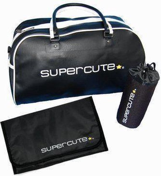 Supercute - Verzorgingstas - Luiertas - Zwart