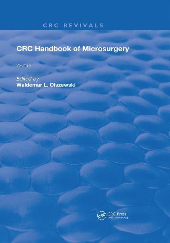 Routledge Revivals - Handbook of Microsurgery - cover