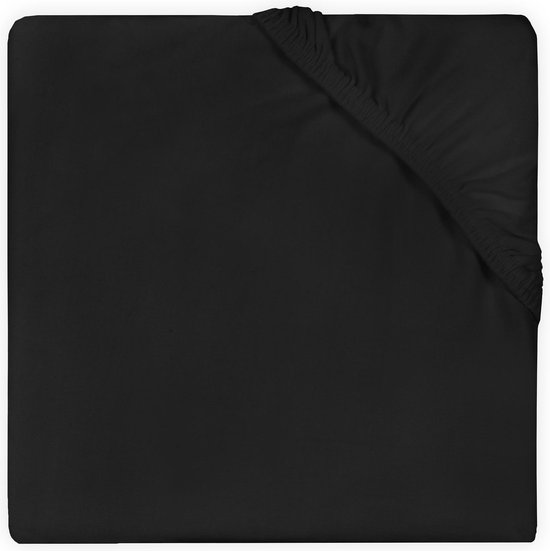Jollein Hoeslaken double jersey 60x120cm zwart