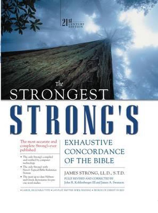 Strongest Strong's Exhaustive Concordanc, James Strong 9780310233435