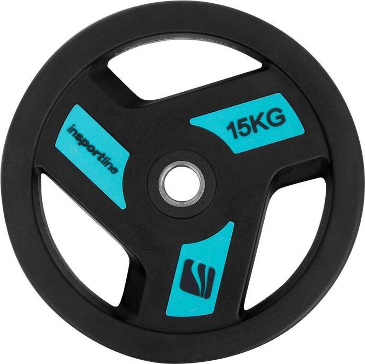 InSportline - Rubberen halterschijf - Herk - 15 kg