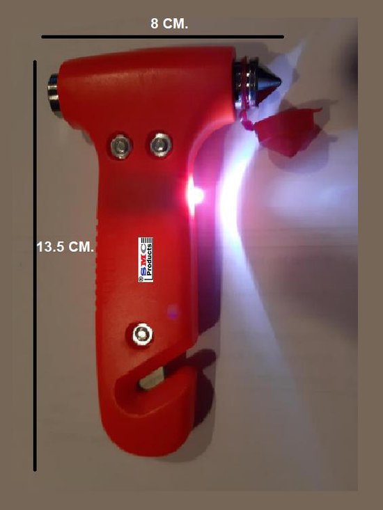 Resqme Familiepakket Van 3, De Originele Noodsleutelhanger Auto Ontsnappingsgereedschap 2 In 1 Veiligheidsgordel Snijder En Raam Breker Gemaakt Vs Blauw Rood Geel 760687733