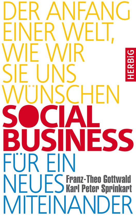 Social Business für ein neues Miteinander - cover