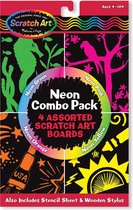 Melissa & Doug - Neon Scratch Art Combo Pack