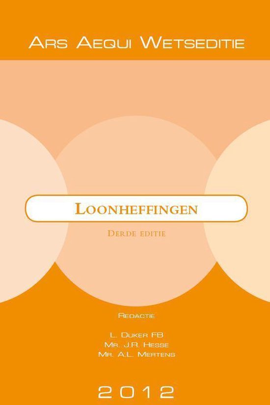 Loonheffingen  / 2012 - cover