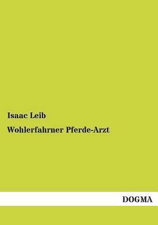 Wohlerfahrner Pferde-Arzt - cover