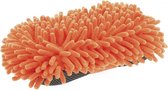 Mr. Kleen Spons 2-in-1 Microvezel/mesh 12 X 23 X 6 Cm Oranje/grijs