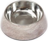 Petlano voerbak  - Maat S - Stone - Melamine bowl