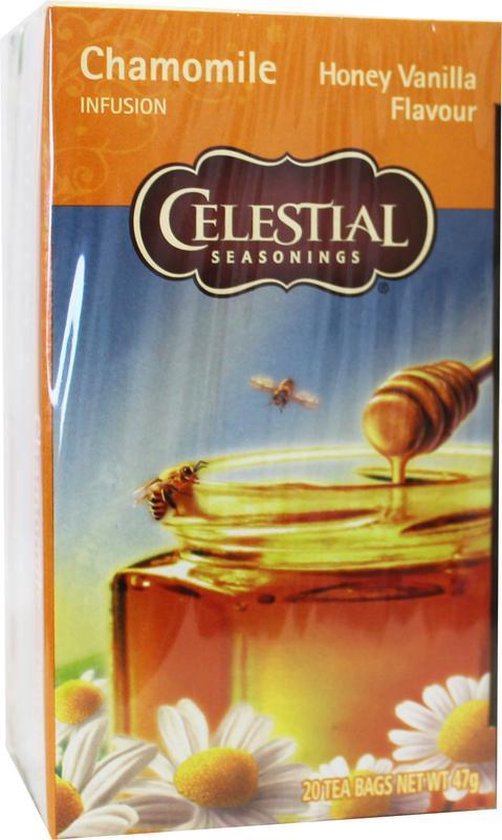 Cellestial Seasonings Honey Vanilla Chamomile Thee 20 stuks bol