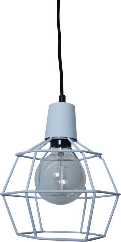 Lampe suspension Urban Interiors Wire Blanc - Métal - Ø24