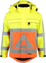 Tricorp Parka verkeersregelaar - Workwear - 403001 - Fluor Oranje-Geel - maat XS
